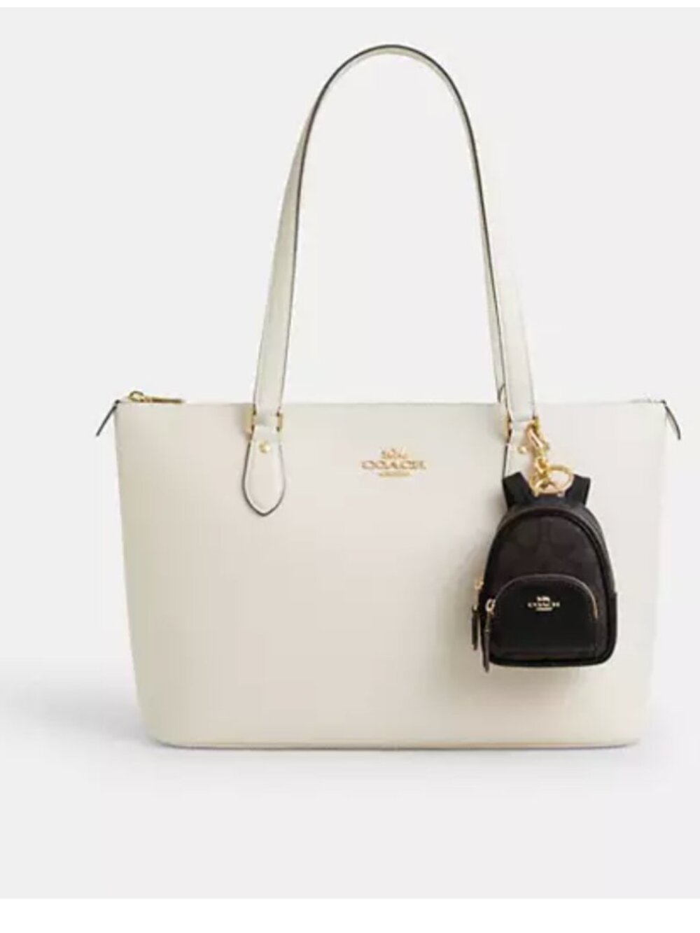 COACH Mini Court Backpack Bag Charm - Picture 2 of 8